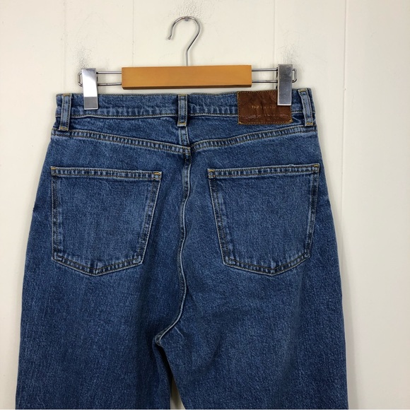 Zara The HW Kick Straight Leg Jeans Sz 8 - Picture 6 of 7